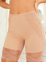 Lipsy Nude Shaping Tummy Control and Thigh Smoothing Shorts - Image 4 of 4
