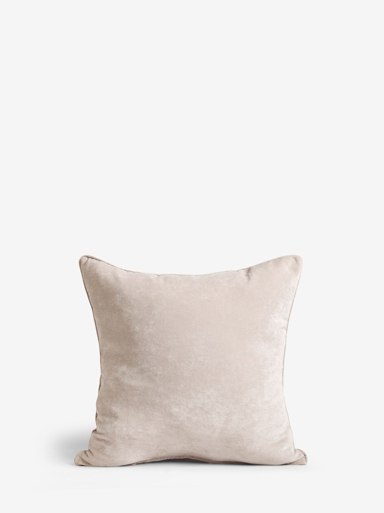 Stone 59 x 59cm Soft Velour Cushion - Image 6 of 7