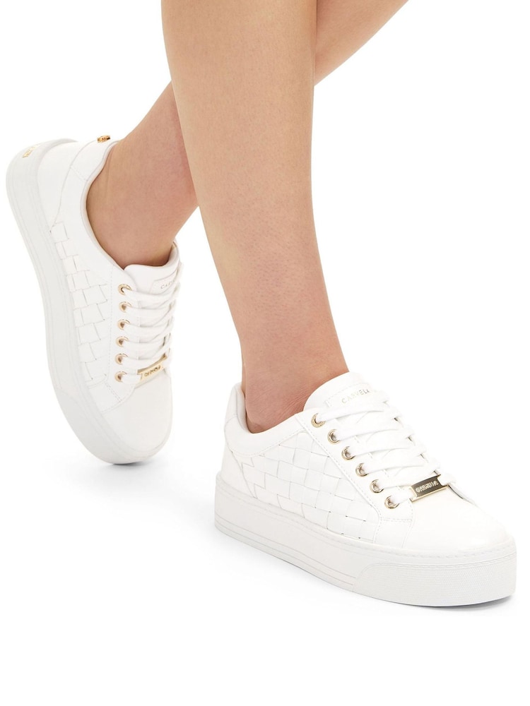 Carvela Checker Trainers - Image 1 of 5