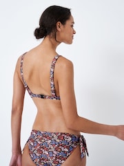 Cinnabar Rot - Crew Clothing Company Bikinioberteil, Blau - Bild 2 von 4