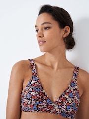 Cinnabar Rot - Crew Clothing Company Bikinioberteil, Blau - Bild 3 von 4