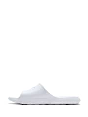 Nike White Victori One Shower Sliders - Image 4 of 8