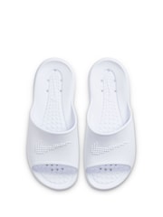 Nike White Victori One Shower Sliders - Image 5 of 8