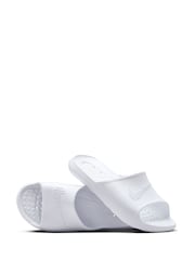 Nike White Victori One Shower Sliders - Image 6 of 8