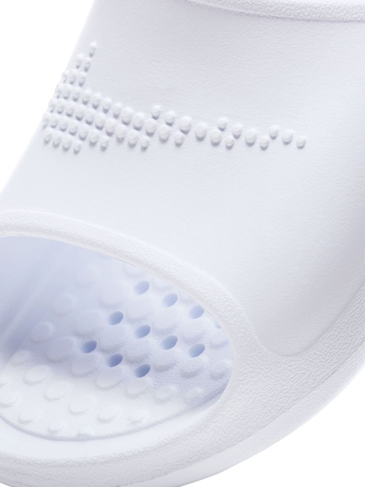 Nike White Victori One Shower Sliders - Image 8 of 8