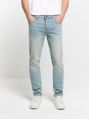Hellblau - Slim-Fit-Jeans von River Island aus 100 % Baumwolle - Bild 1 von 6