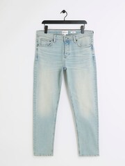 Hellblau - Slim-Fit-Jeans von River Island aus 100 % Baumwolle - Bild 5 von 6