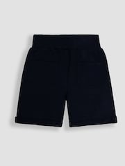 JoJo Maman Bébé Navy Blue & Royal Blue 2-Pack Jogger Shorts - Image 4 of 7