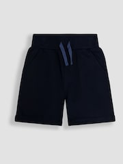 JoJo Maman Bébé Navy Blue & Royal Blue 2-Pack Jogger Shorts - Image 5 of 7