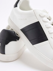 River Island White Varsity Stripe Trainers - Image 5 of 6