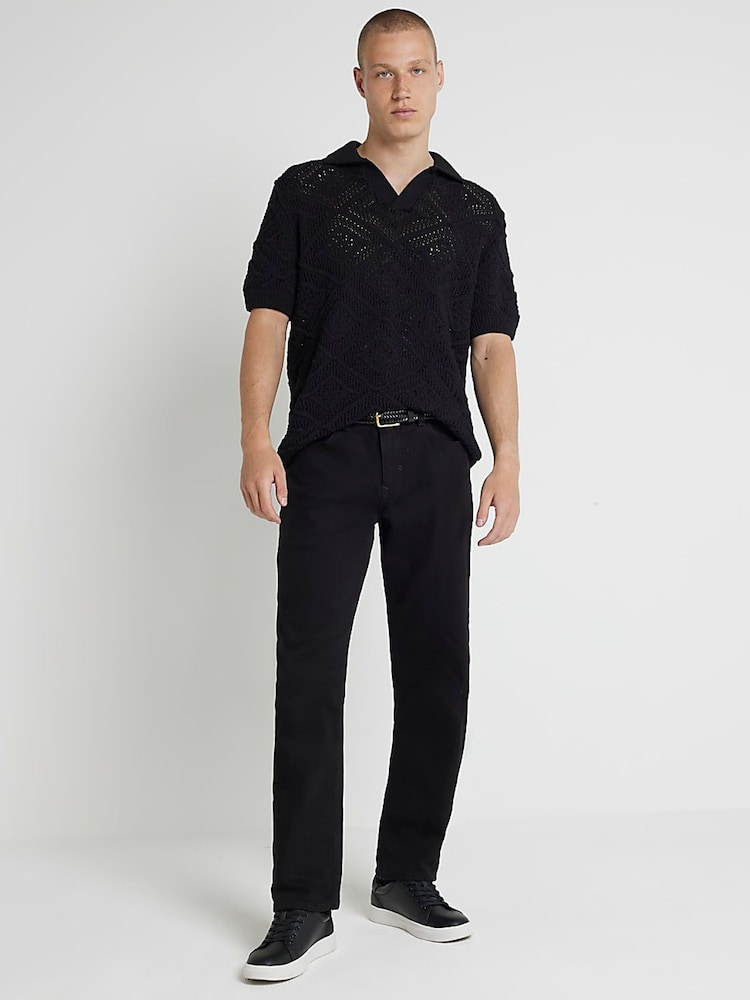 River Island Straight Fit Stretch Jeans - Bild 1 von 7