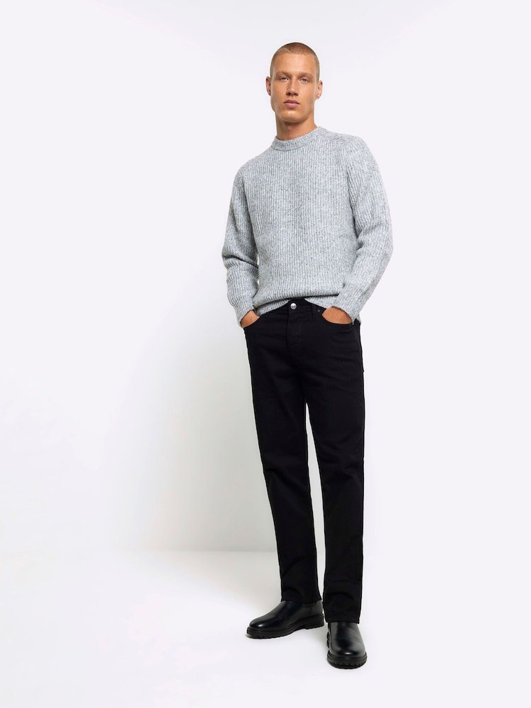 River Island Straight Fit Stretch Jeans - Bild 2 von 7 River Island Straight Fit Stretch Jeans - Bild 2 von 7