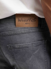 Jean Eddie en denim extensible droit et confortable de Weird Fish - Image 4 sur 7