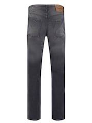Jean Eddie en denim extensible droit et confortable de Weird Fish - Image 7 sur 7