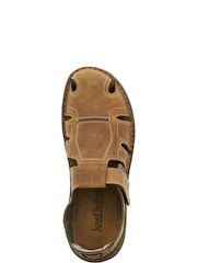Josef Seibel Maverick Brown Closed Toe Sandals - Image 4 of 4