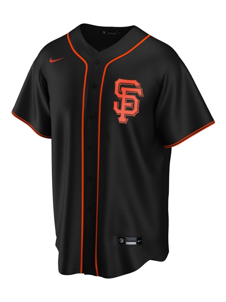 Nike Black San Francisco Giants Official Replica Alternate Jersey - Image 2 of 3