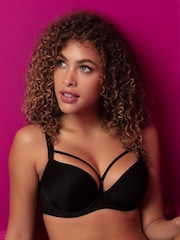 Freya Black Awakening Moulded Plunge Bra - Image 1 of 4