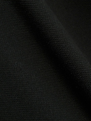 River Island Black 100% Cotton Smart Texture Elasticated Joggers - Image 5 of 5