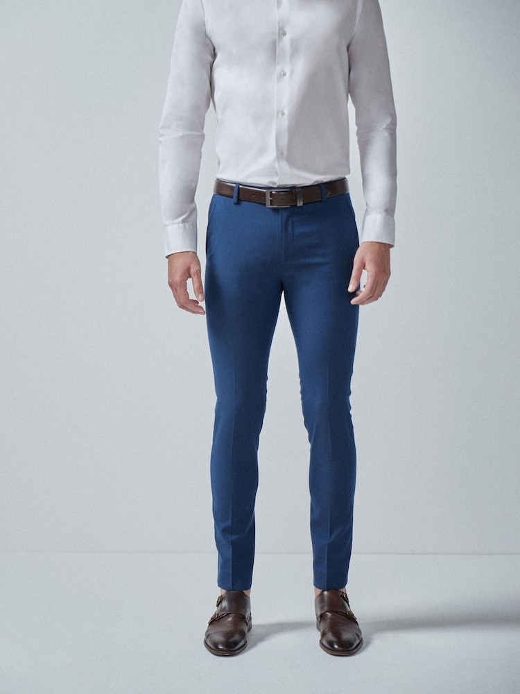 White Skinny Fit Single Cuff Cotton Shirt - Image 1 of 2 White Skinny Fit Single Cuff Cotton Shirt - Image 1 of 2