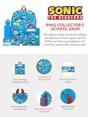 Character Blue Sonic 4 Piece Backpack Set - Image 5 of 5