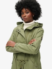 Зеленый - Superdry парка в винтажном стиле - Изображение 4 из 4