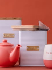 Typhoon White Otto Square Tea, Coffee & Sugar Storage - Image 2 of 5