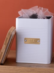 Typhoon White Otto Square Tea, Coffee & Sugar Storage - Image 3 of 5