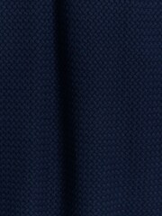 River Island Blue Textured Knitted Polo Shirt - Image 6 of 6