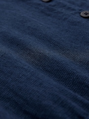 Celtic & Co. Blue Linen Cotton Jumpsuit - Image 5 of 8