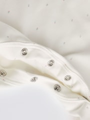 White/Blue Baby 100% Cotton Sleepsuits 3 Pack (0-3yrs) - Image 10 of 13