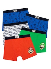 Character Multi Kids Super Mario 100% Cotton Underwear Multipack 5 Pack - Image 1 of 5
