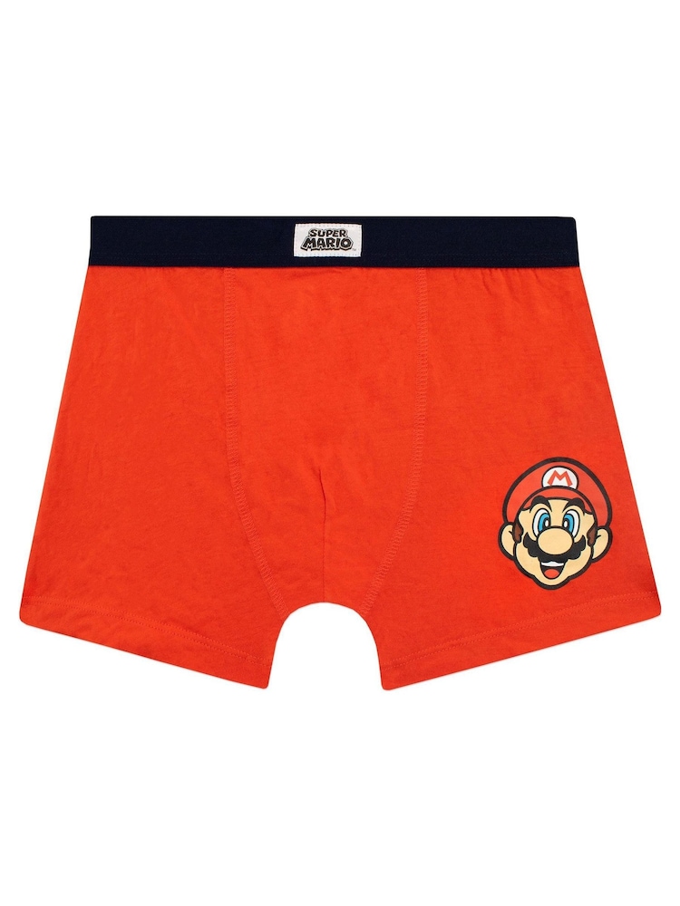 Character Multi Kids Super Mario 100% Cotton Underwear Multipack 5 Pack - Image 2 of 5