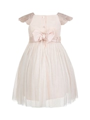 Monsoon Pink Baby Estella Sparkle Dress - Image 2 of 3