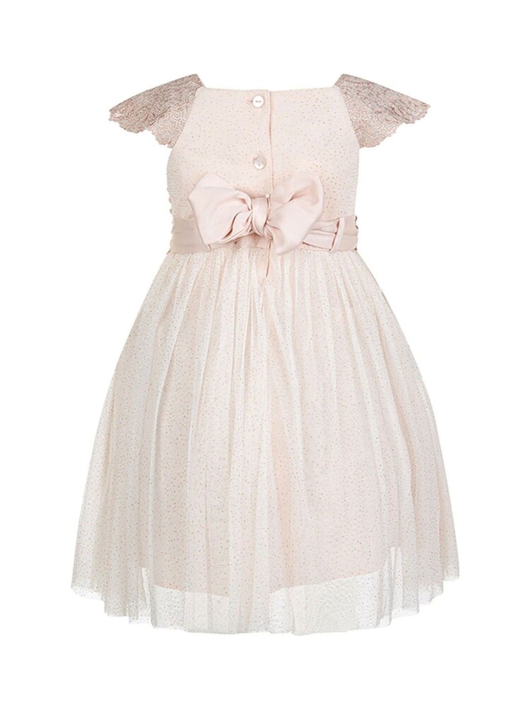 Monsoon Pink Baby Estella Sparkle Dress - Image 2 of 3
