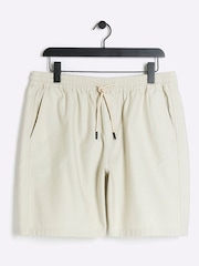 River Island Cream Elasticated Pull-On 100% Cotton Shorts - Image 5 of 6