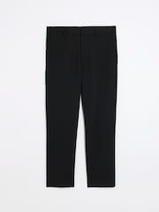 River Island Black Waffle Smart Trousers - Image 5 of 6
