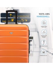 Set Of 2 Large Check-In & Small Carry-On Hardcase Travel Suitcase - Image 3 of 8