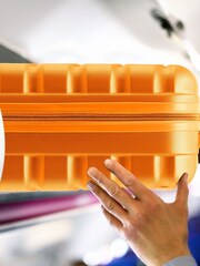 Set Of 2 Large Check-In & Small Carry-On Hardcase Travel Suitcase - Image 8 of 8