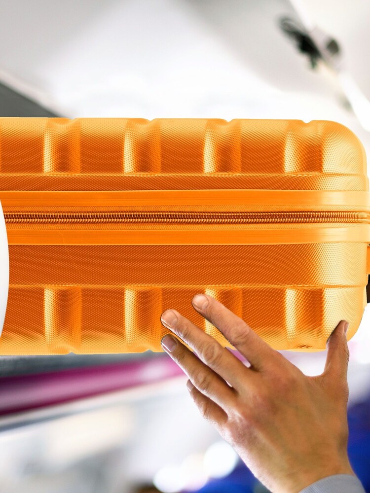 Set Of 2 Large Check-In & Small Carry-On Hardcase Travel Suitcase - Image 8 of 8