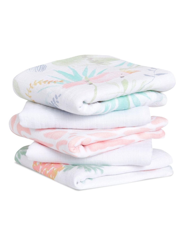 aden + anais Essentials Cotton Muslin Squares 5 Pack - Image 1 of 1