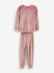 Pink Velour Lounge Set (3-16yrs) - Image 5 of 5
