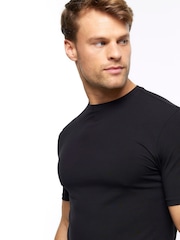 River Island Black Muscle Fit Brick T-Shirt - Image 4 of 7