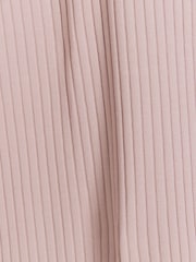 River Island Pink Muscle Fit Texture Ribbed Polo Shirt - Image 14 of 14