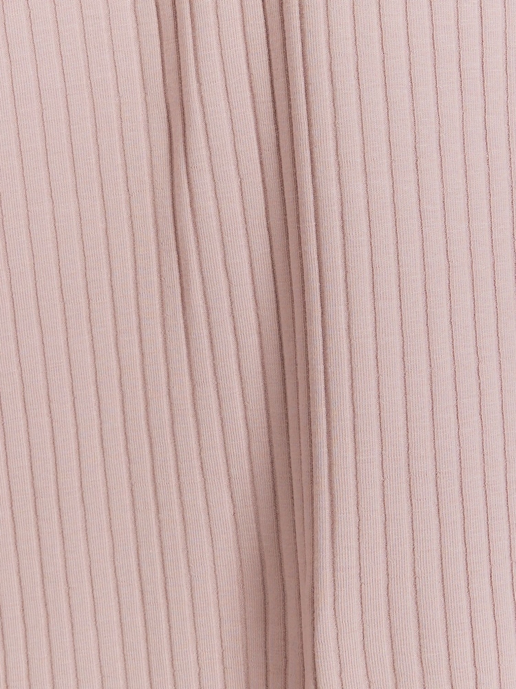 River Island Pink Muscle Fit Texture Ribbed Polo Shirt - Image 14 of 14