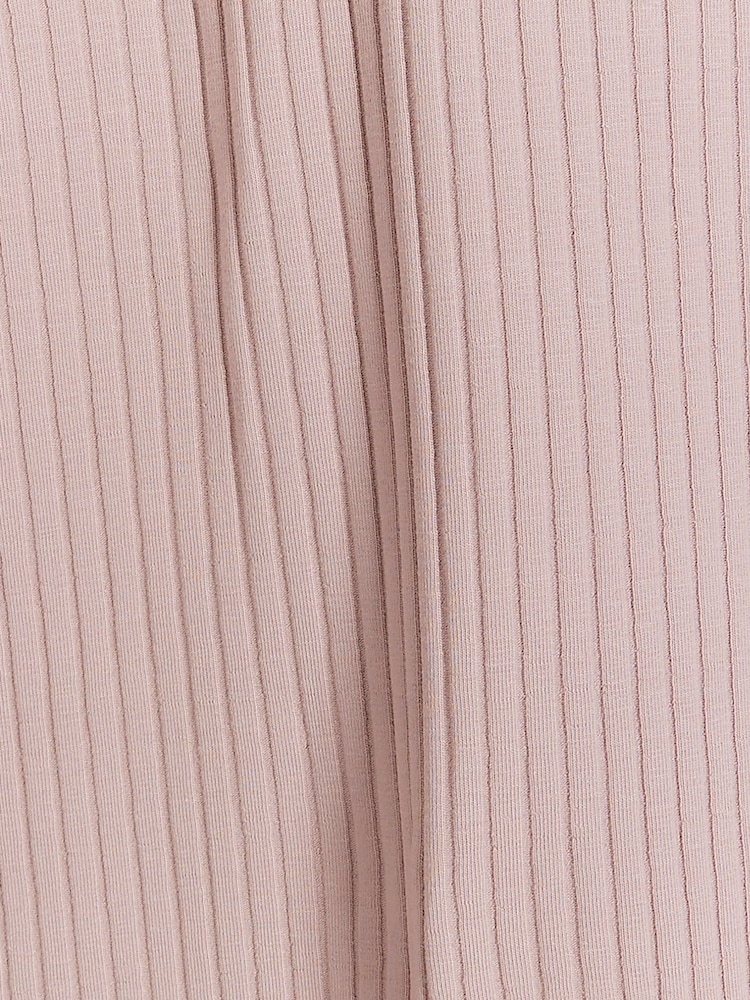 River Island Pink Muscle Fit Texture Ribbed Polo Shirt - Image 6 of 6