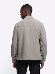 River Island Grey Smart Shacket - Image 2 of 6