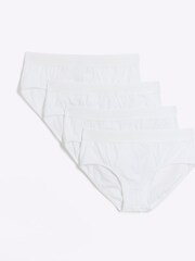 River Island White Boxers 4 Pack - Image 1 of 4