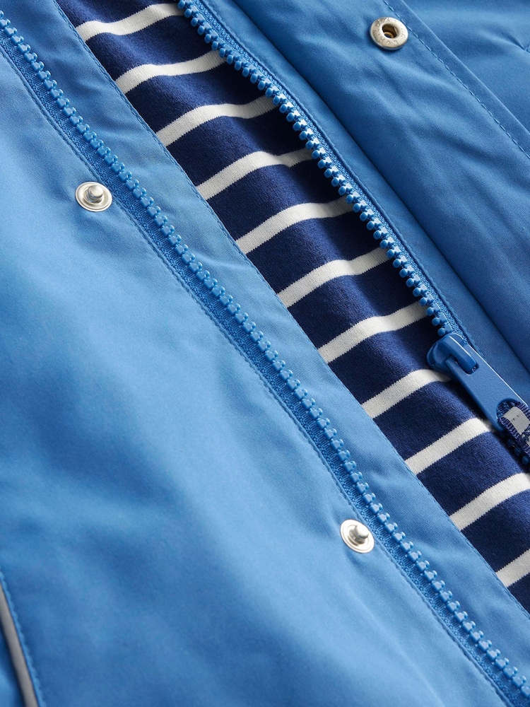 Boden Blue Waterproof Fisherman's Coat - Image 4 of 4