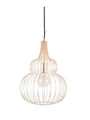 Pacific Gold Asilah Metal Wire Ceiling Light Pendant - Image 3 of 6