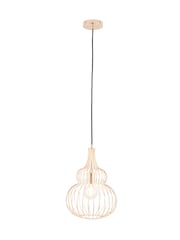 Pacific Gold Asilah Metal Wire Ceiling Light Pendant - Image 4 of 6